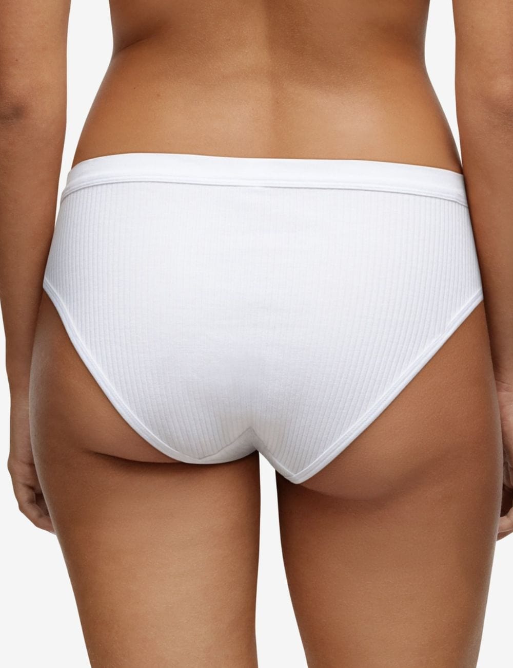 Chantelle Clothing - Basics Chantelle Cotton Comfort Hi Cut Brief White