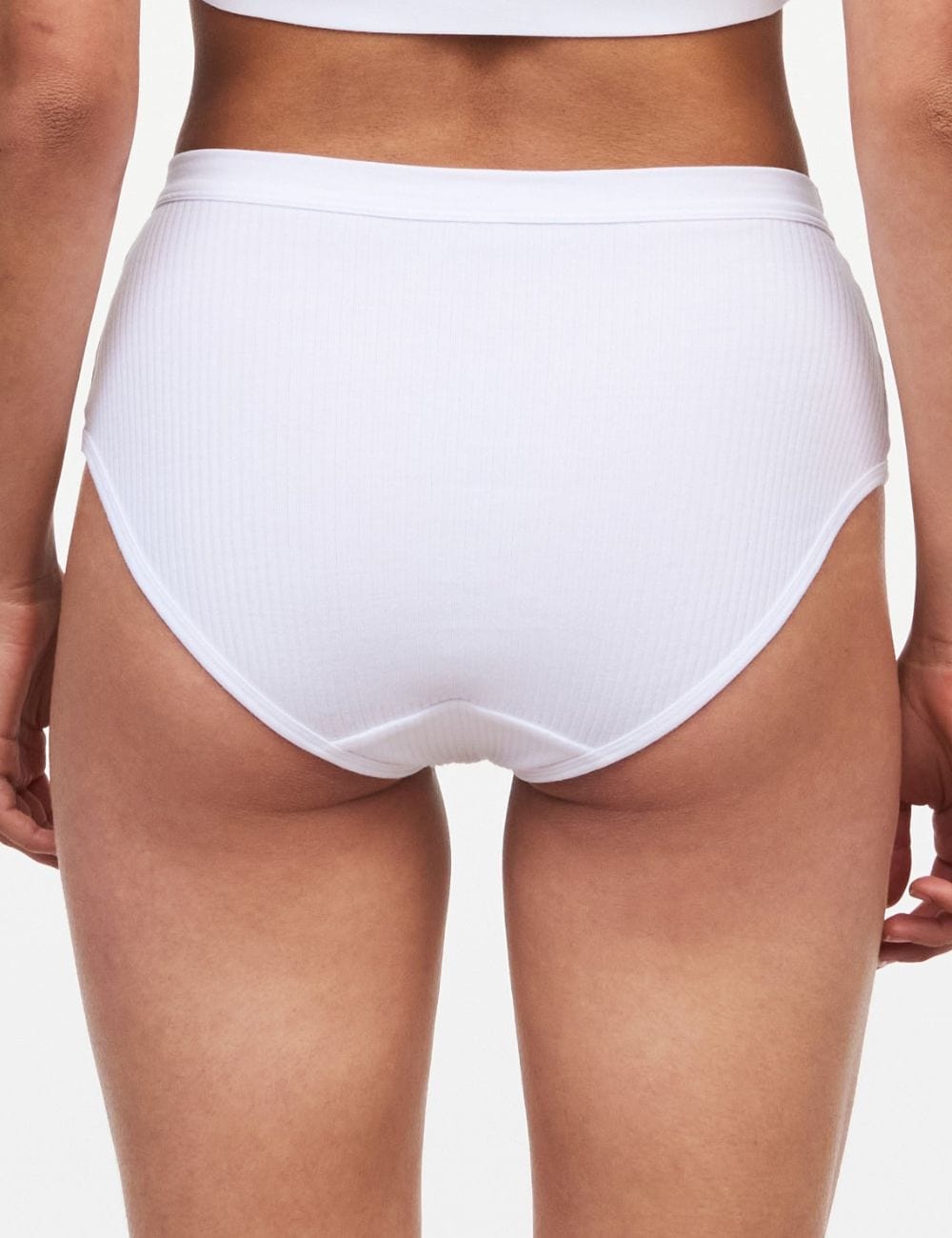 Chantelle Clothing - Basics Chantelle Cotton Comfort High Waist Brief White