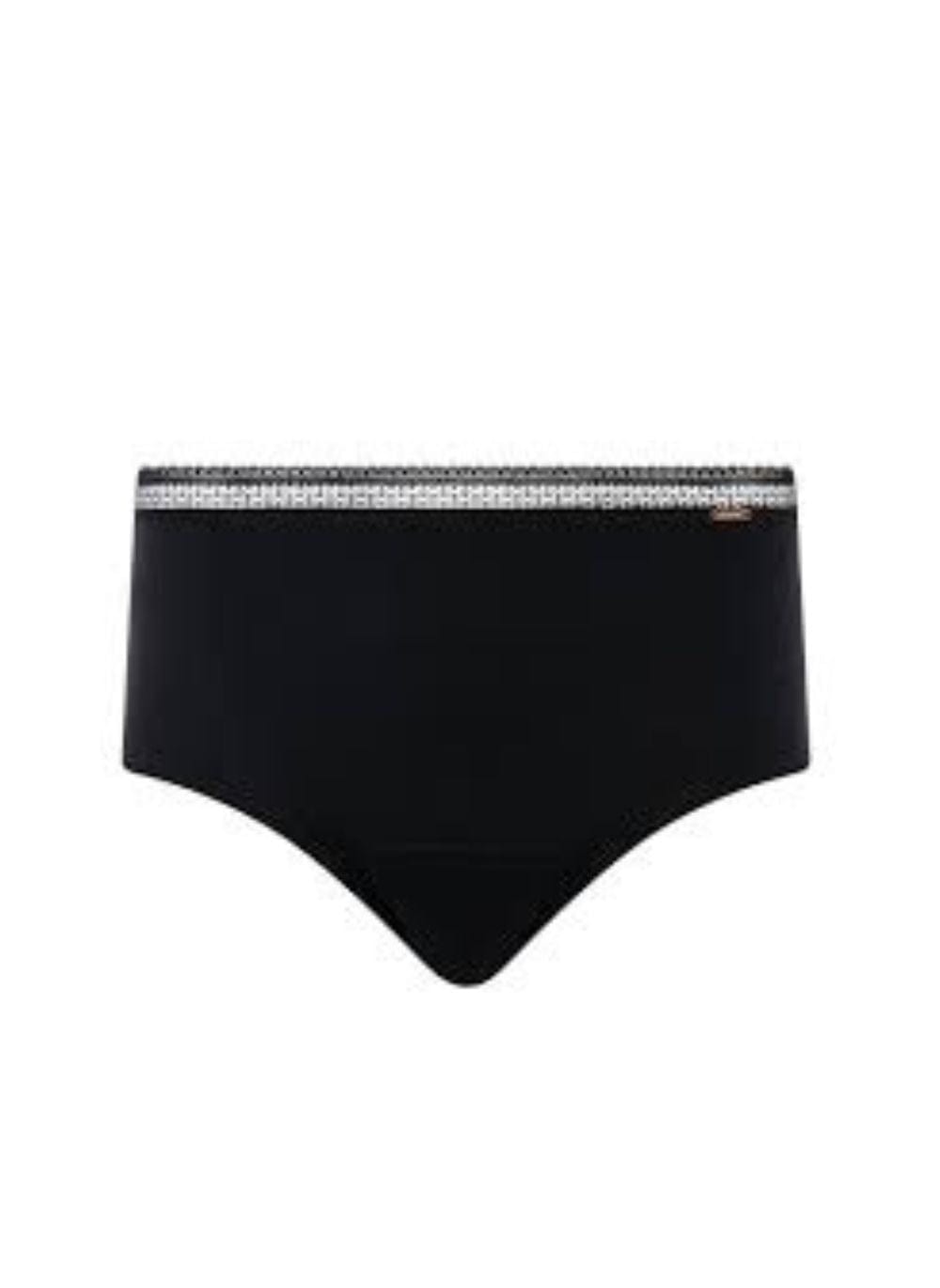Chantelle Clothing - Basics Chantelle Life Graphic Period High Waist Full Brief Black