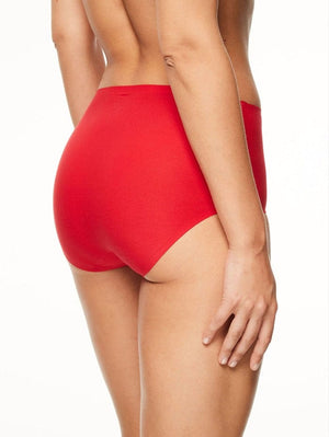 Chantelle Clothing - Basics Chantelle Soft Stretch One Size High Waist Brief Poppy Red