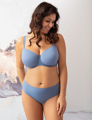 Corin Lingerie - Bottom - Brief Corin Virginia Free Cut Deep Brief Blue Jeans