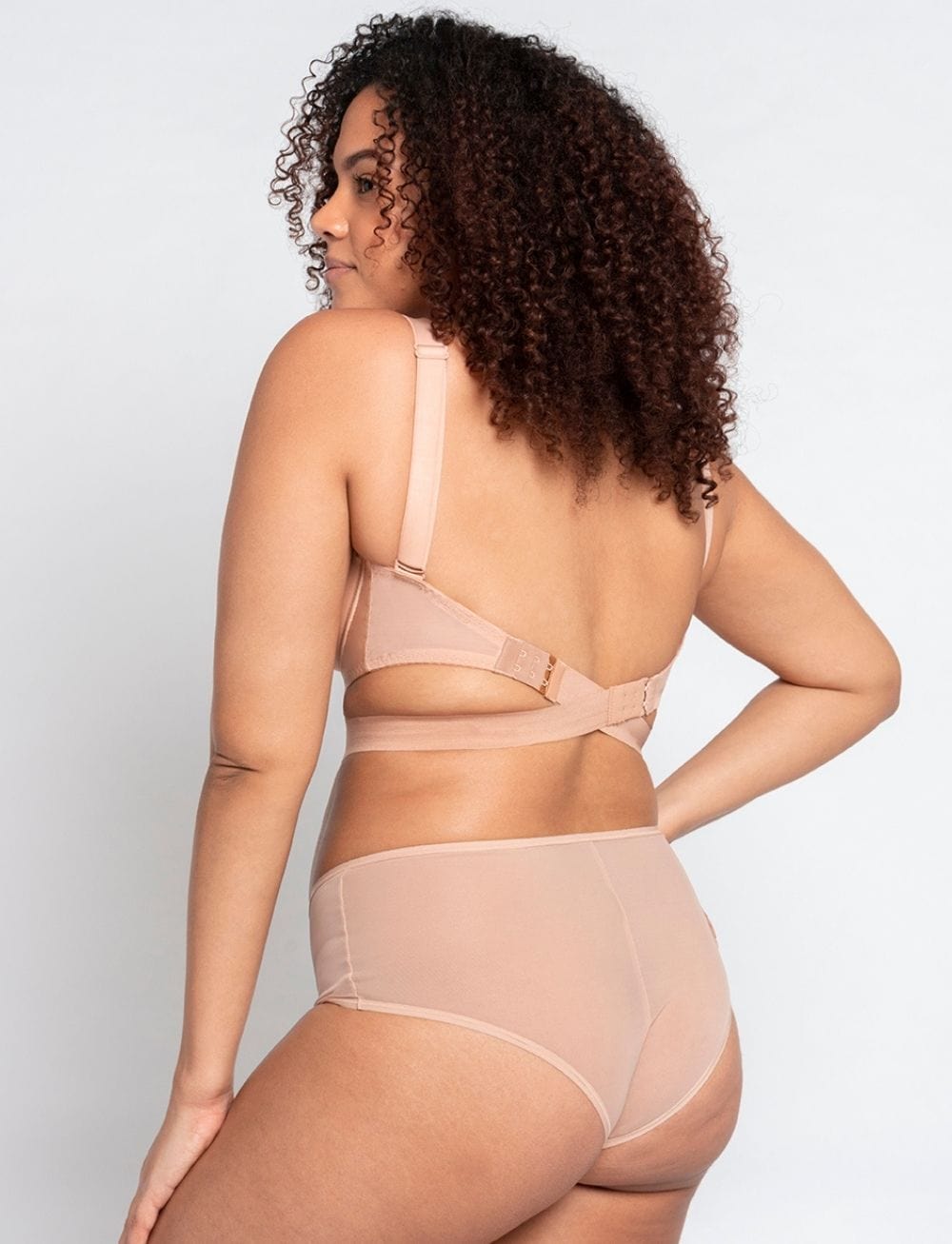 Curvy Kate Bra - Basics Curvy Kate SuperPlunge Multiway Padded Plunge Bra Latte