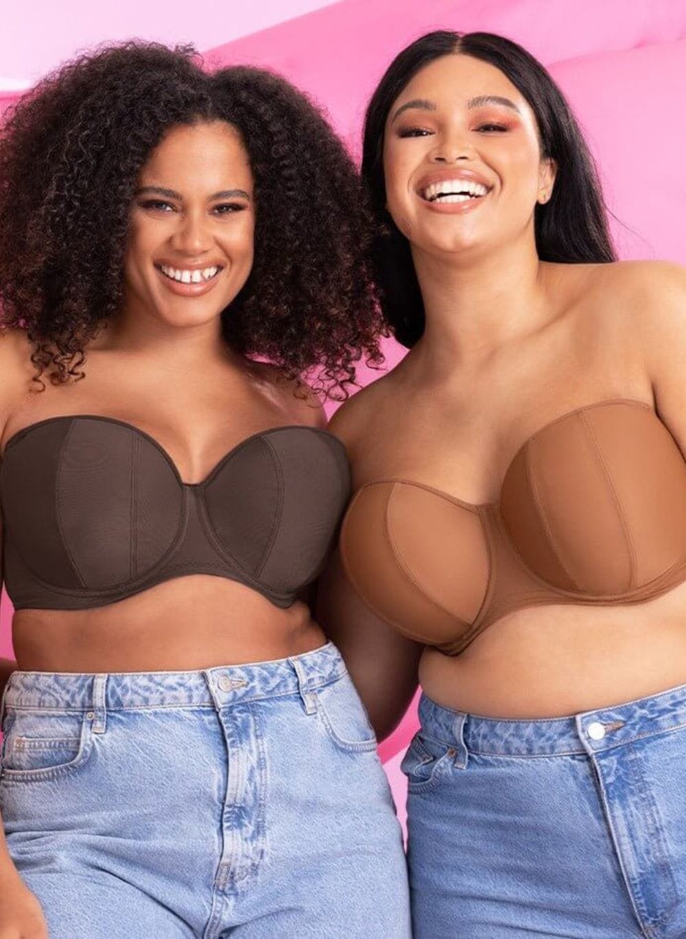 Curvy Kate Lingerie - Strapless Curvy Kate Luxe Strapless Bra Cocoa