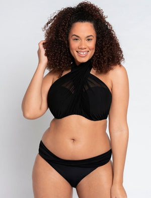 Curvy Kate Swimwear - Bikini Top Curvy Kate Wrapsody Bikini Top Black