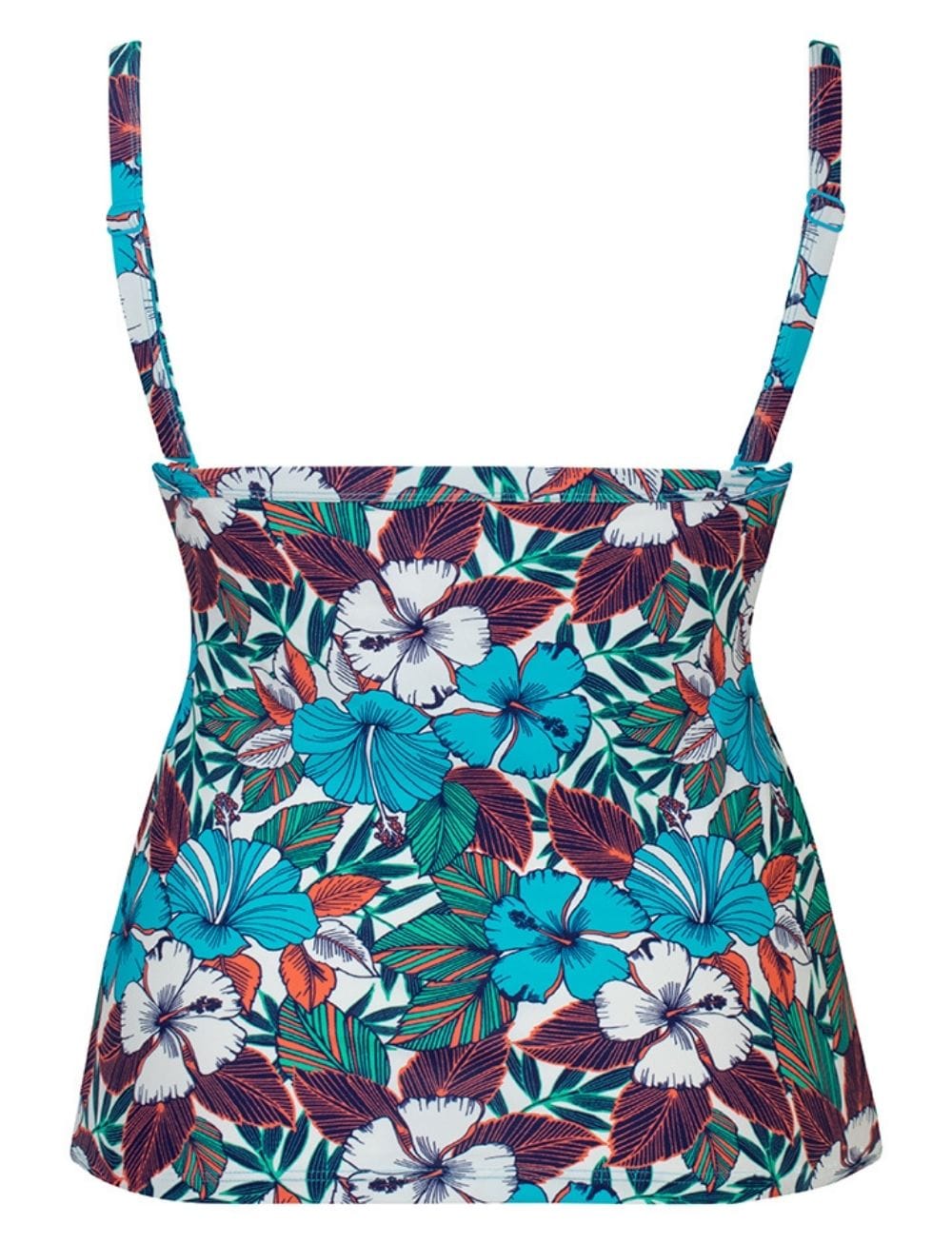 Curvy Kate Swimwear - Tankini Curvy Kate Hibiscus Plunge Tankini Print Mix