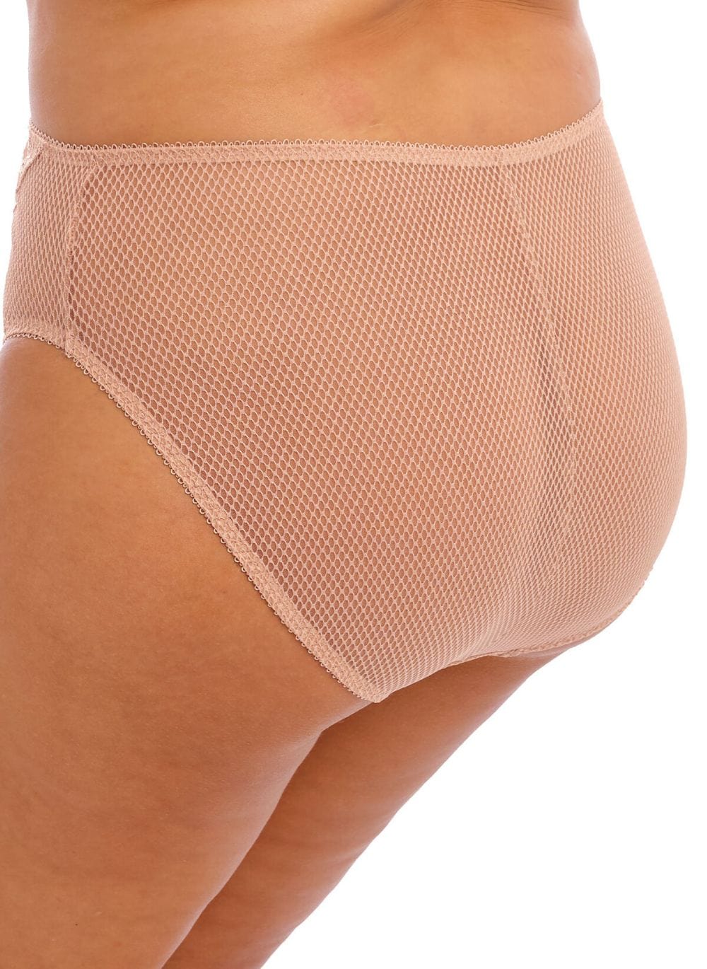 Elomi Lingerie - Bottom - Full Brief Elomi Charley High Leg Brief Fawn
