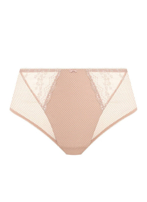 Elomi Lingerie - Bottom - Full Brief Elomi Charley High Leg Brief Fawn