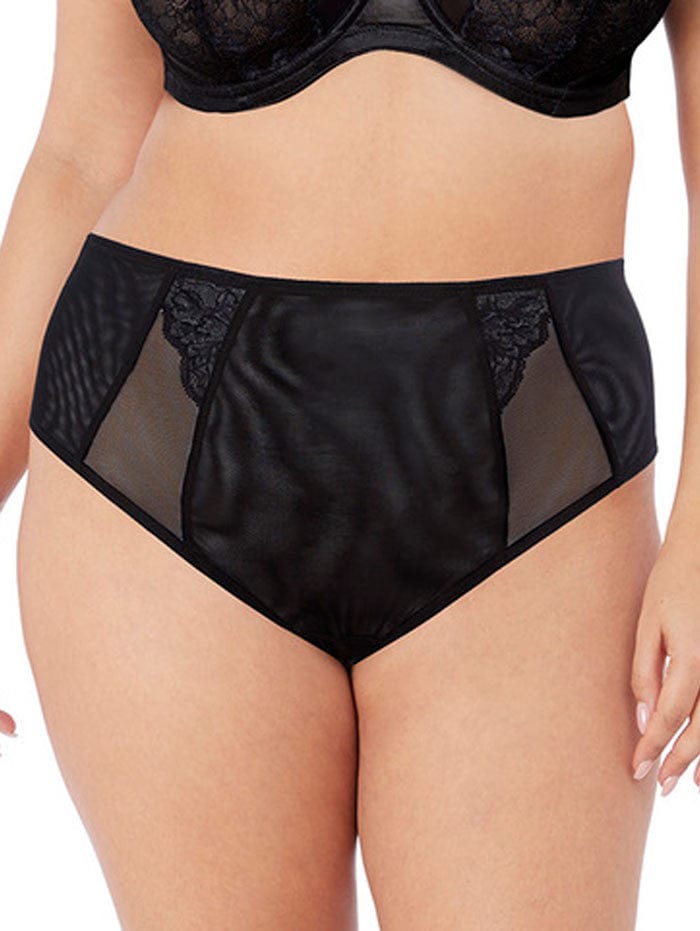 Elomi Brianna Brief Panty Underwear Black, EL8085BLK