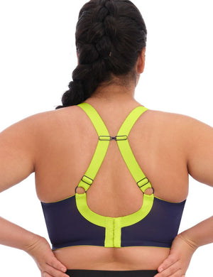 Elomi Sport - Bra - Underwired Elomi Energise Multiway Sports Bra Navy