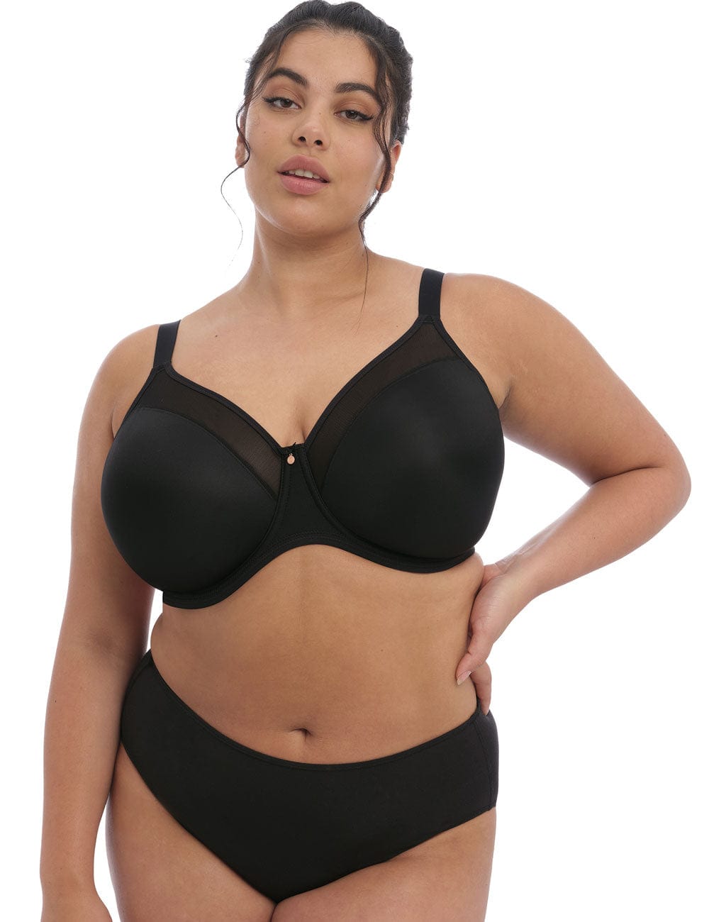 Elomi Smooth Moulded T-Shirt Bra Black