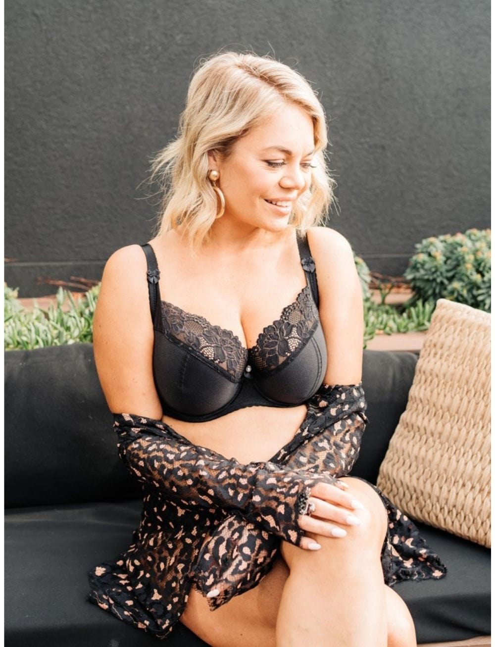Ewa Michalak Bra - Basics Ewa Michalak Bibi Tulipan BM Bra Black