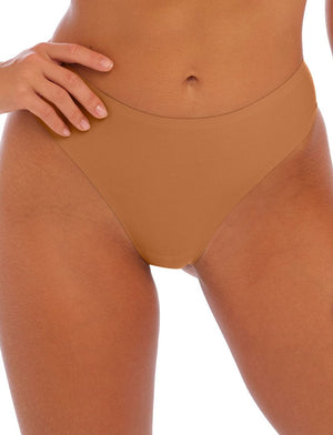 Fantasie Clothing - Basics - Bottom Fantasie Smoothease Invisible Stretch Thong Cinnamon