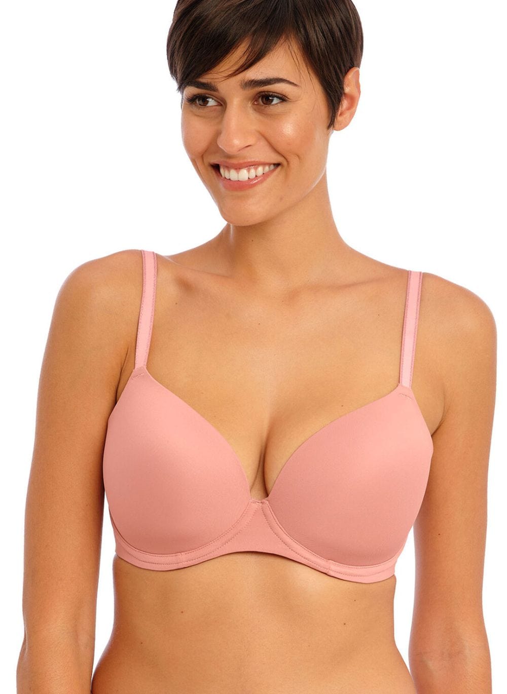 Freya Lingerie - Moulded - Seamless Freya Undetected UW Moulded T-Shirt Bra Ash Rose