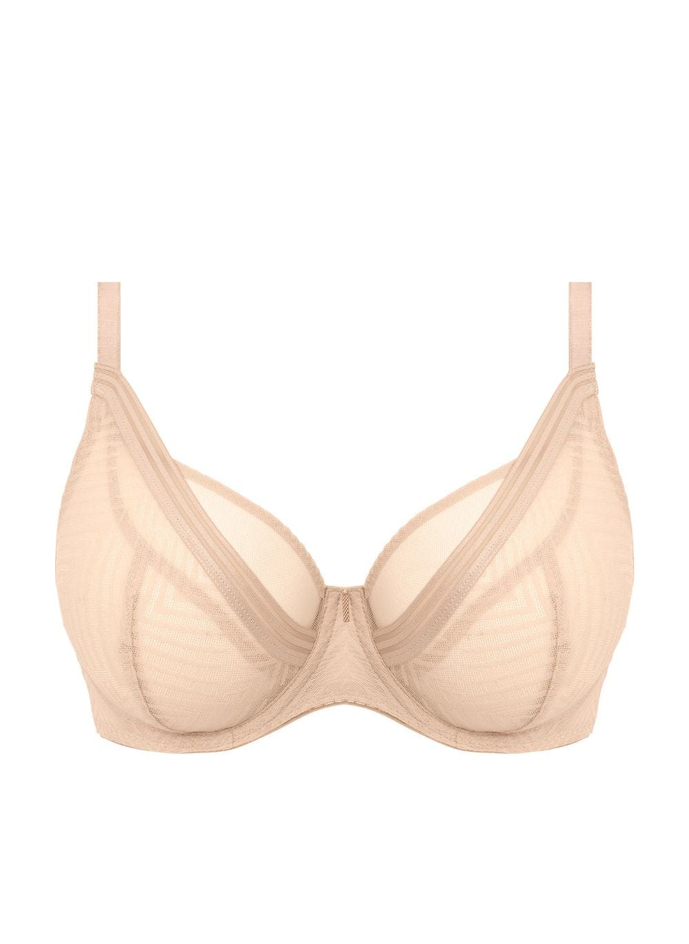 Freya Lingerie - Non-Moulded Freya Tailored UW High Apex Plunge Bra Natural Beige
