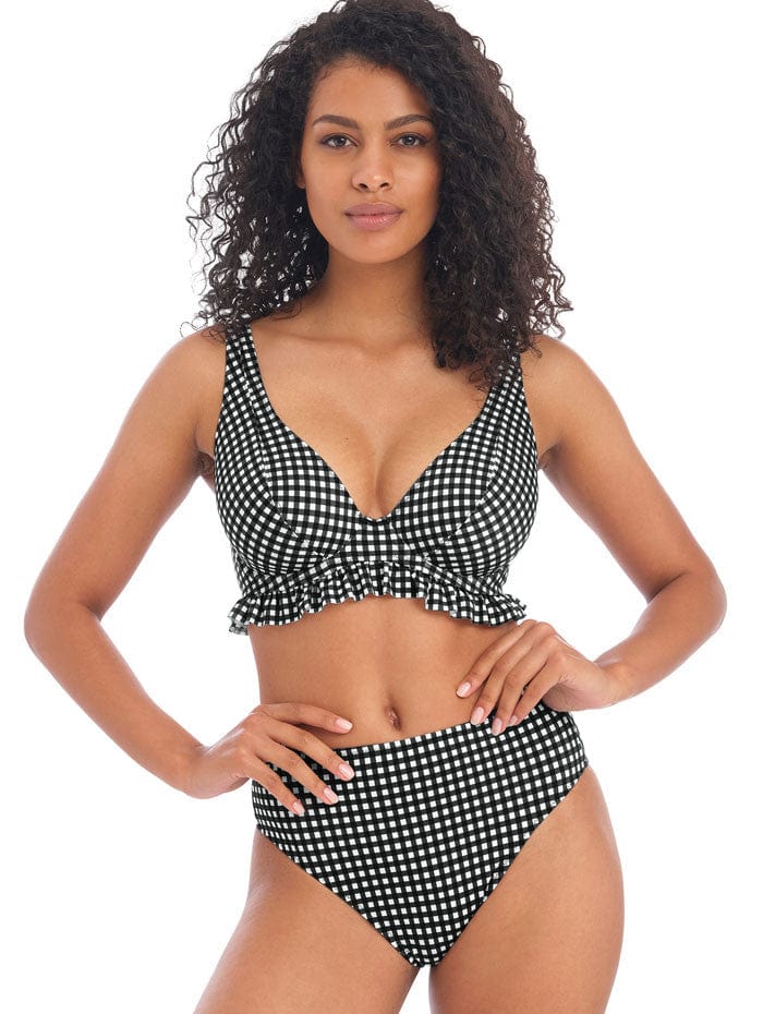 Freya Swimwear - Bikini Top Freya Check In High Apex Bikini Top Monochrome