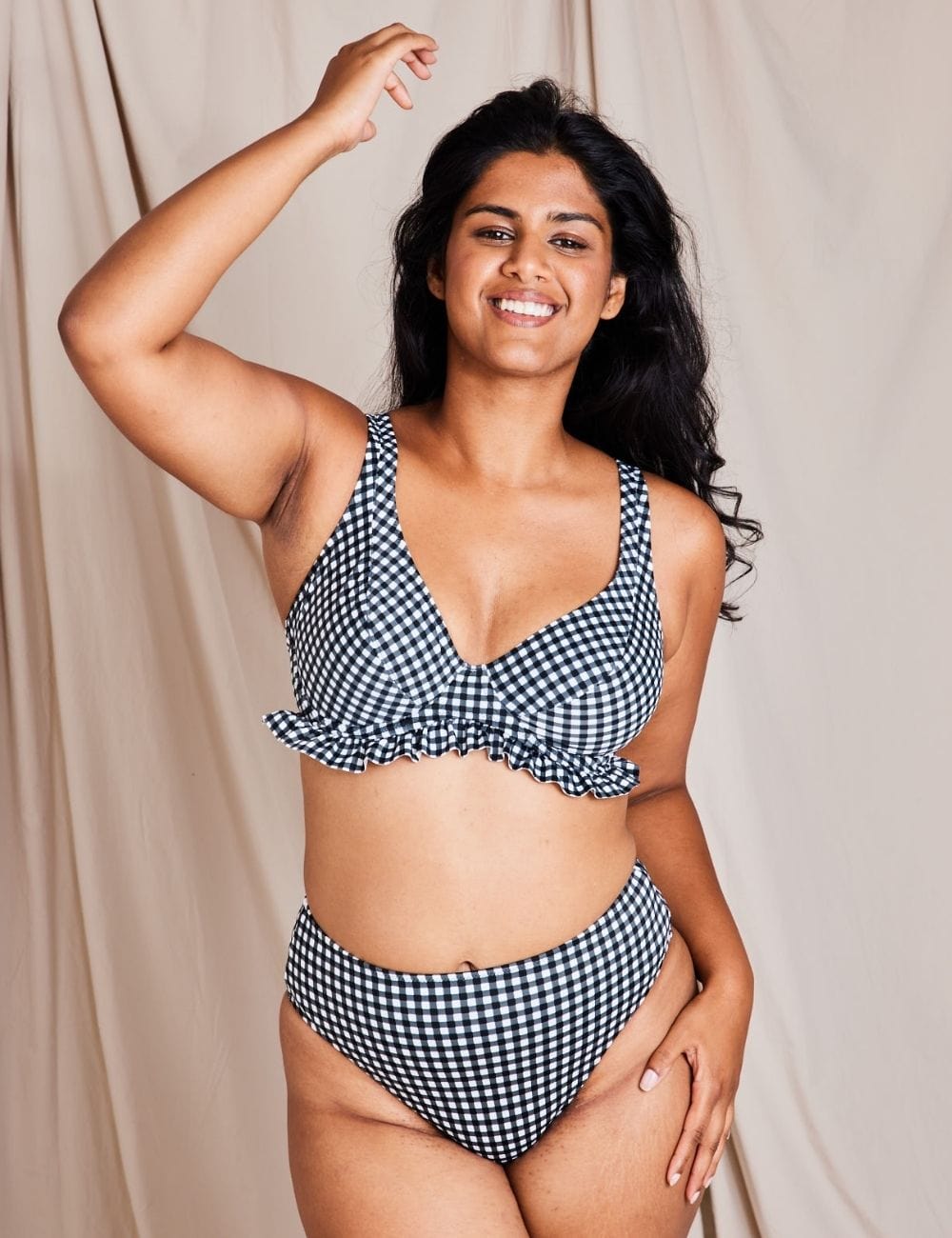 Freya Swimwear - Bikini Top Freya Check In High Apex Bikini Top Monochrome