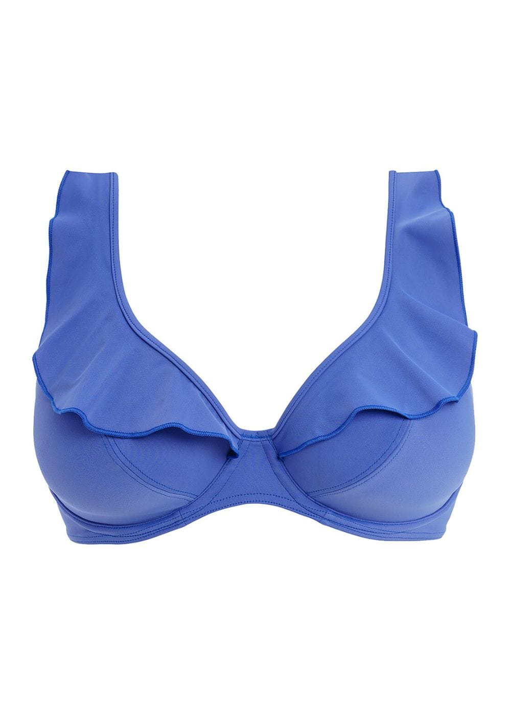 Freya Swimwear - Bikini Top Freya Jewel Cove High Apex Bikini Top Plain Azure