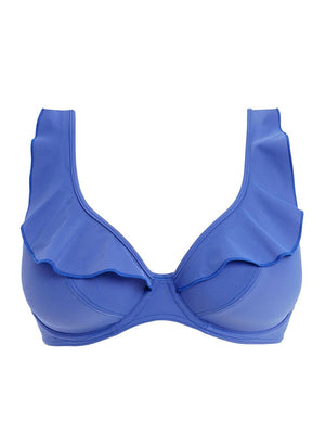 Freya Swimwear - Bikini Top Freya Jewel Cove High Apex Bikini Top Plain Azure