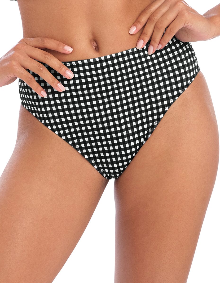 Freya Swimwear - Brief Freya Check In High Waist Brief Monochrome