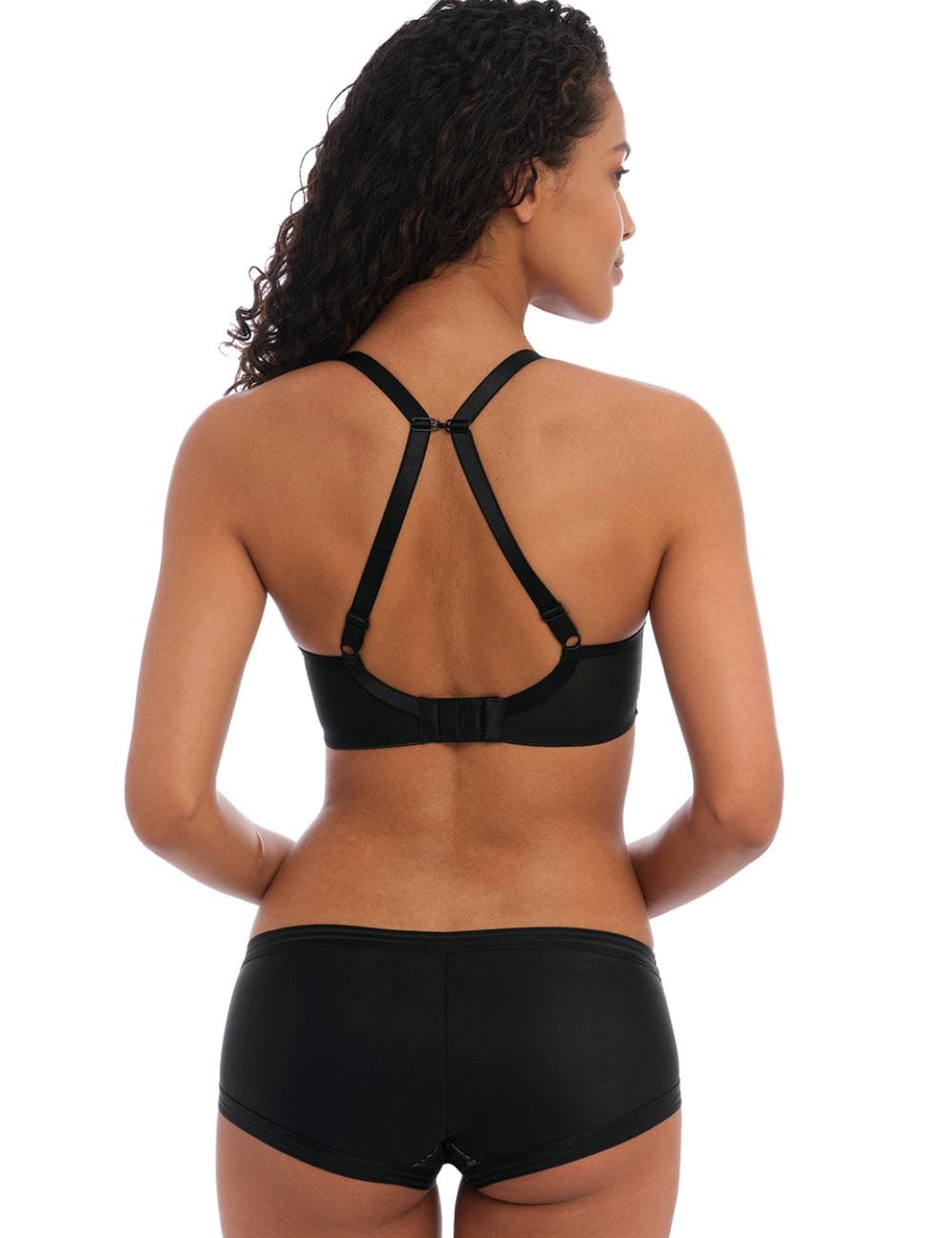 Freya T-Shirt Bra - Moulded Freya Tailored UW Moulded Plunge T-Shirt Bra Black