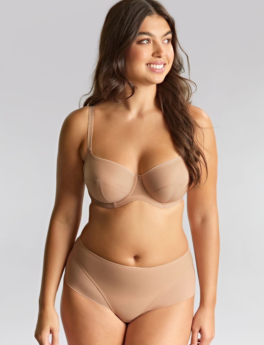 Panache Tango Essence Balcony Bra Honey