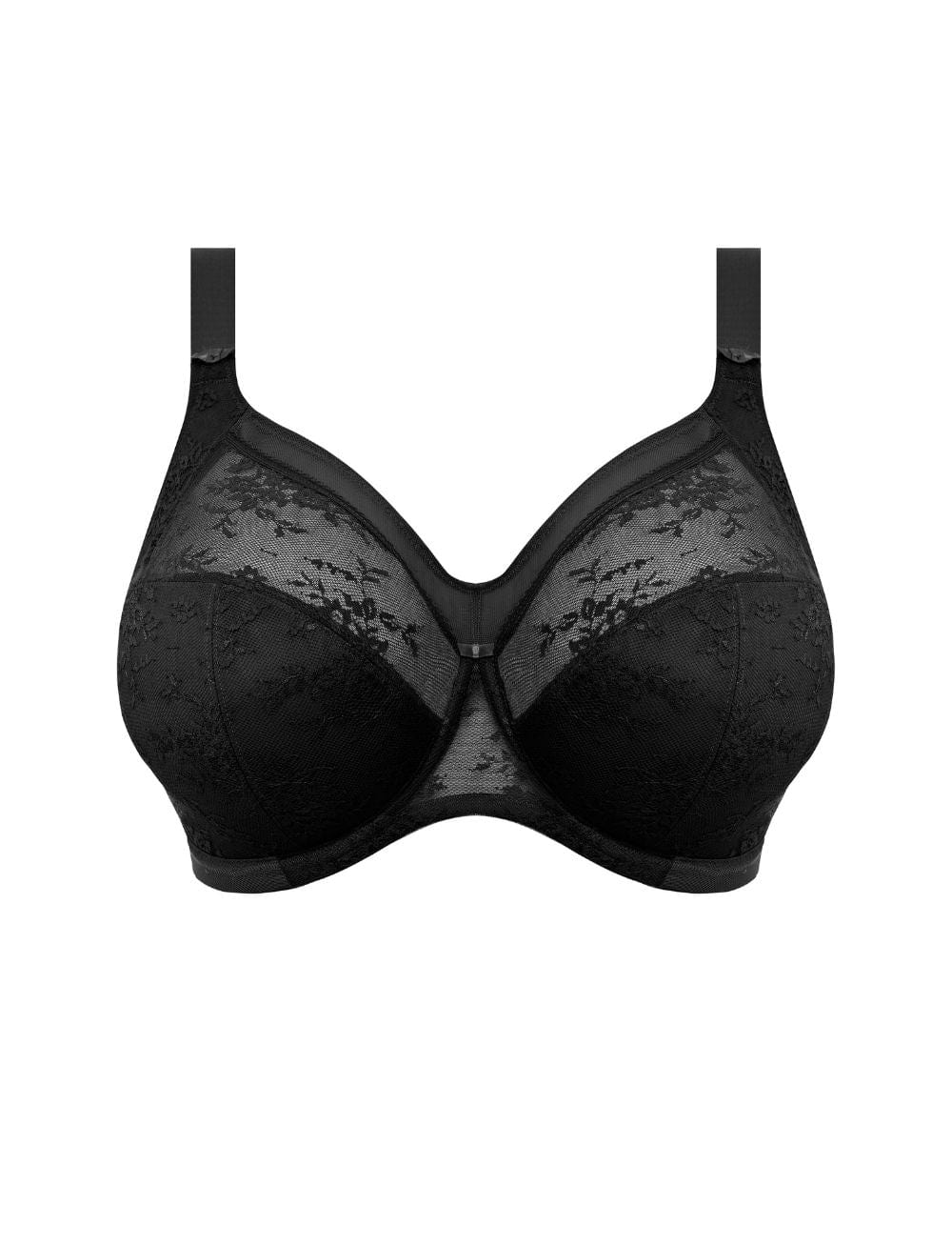 Goddess Lingerie - Non-Moulded Goddess Verity UW Full Cup Bra Black