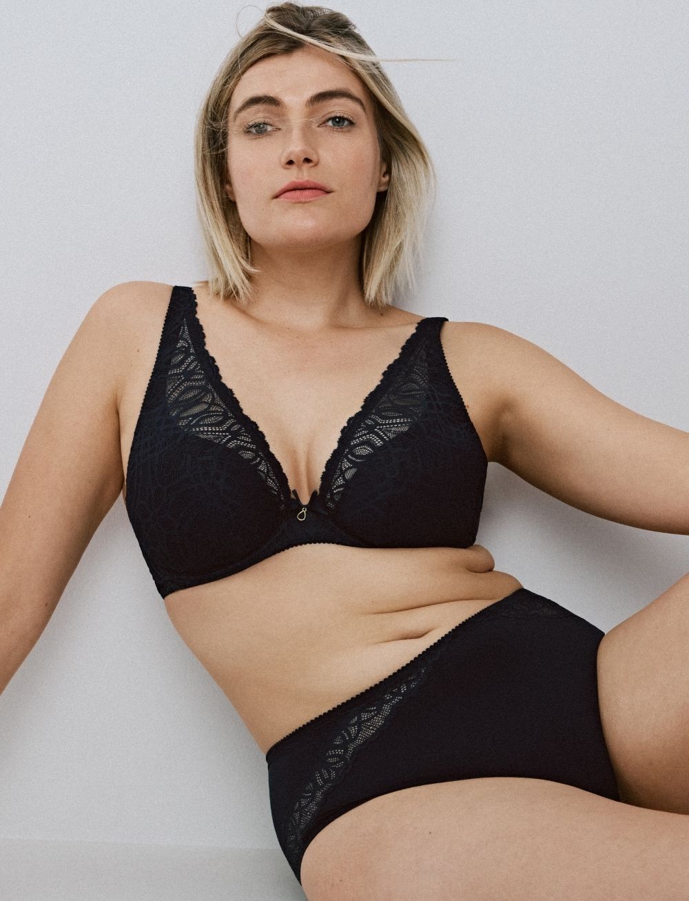 Primadonna Salerno Half Padded Plunge Bra Midnight Blue