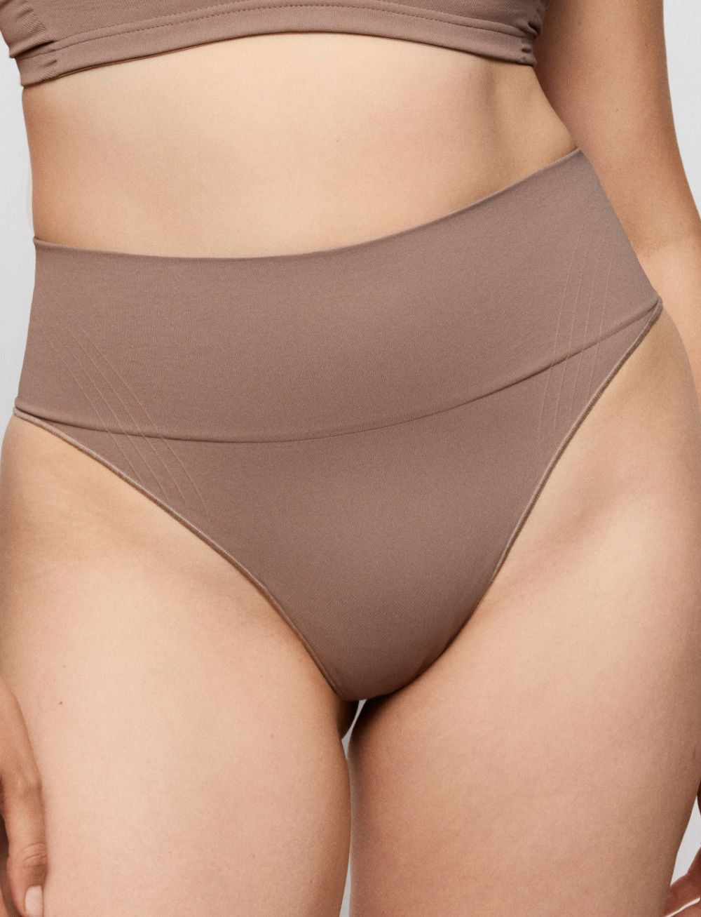 Primadonna Nudda High Waist Thong Ginger