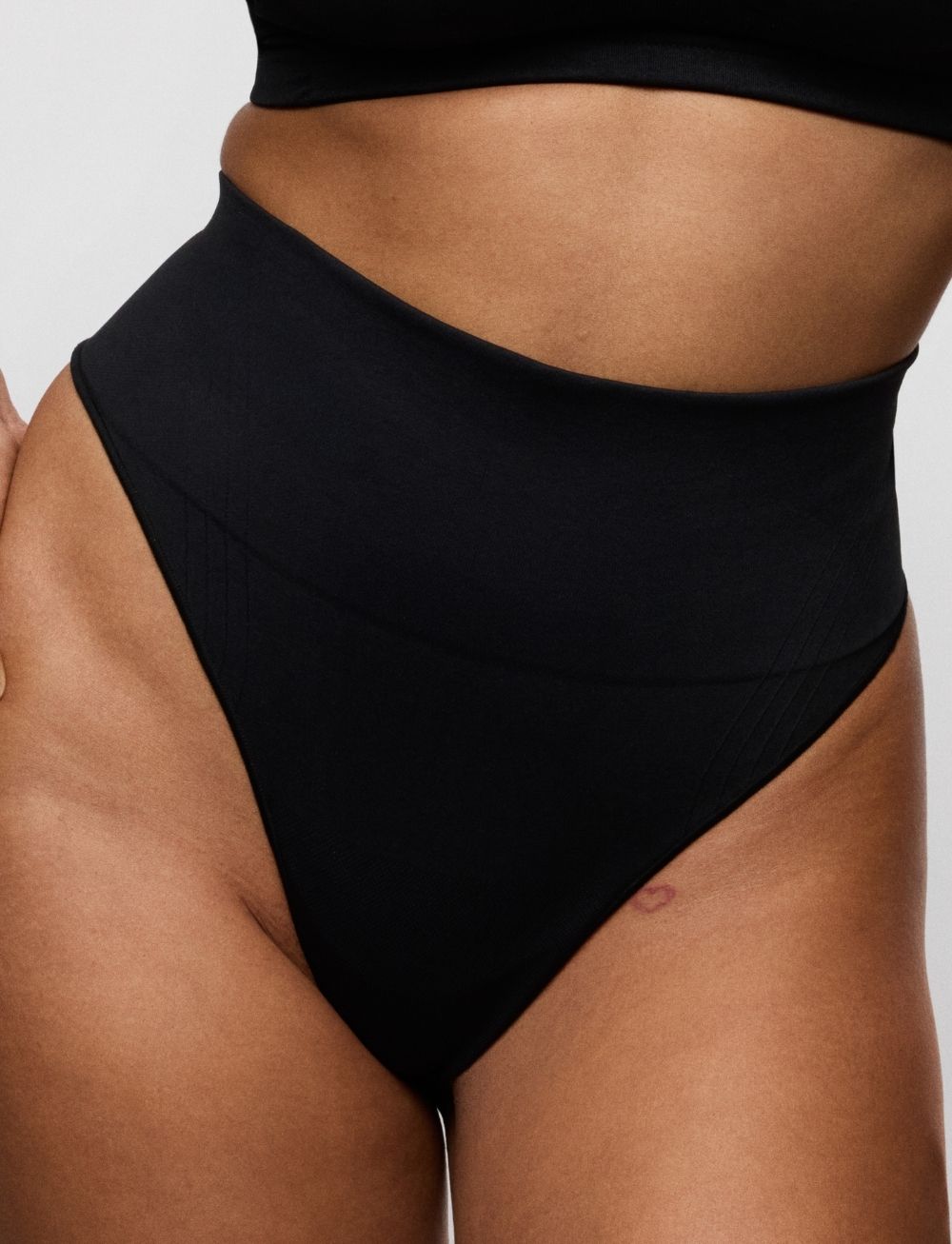 Primadonna Nudda High Waist Thong Black