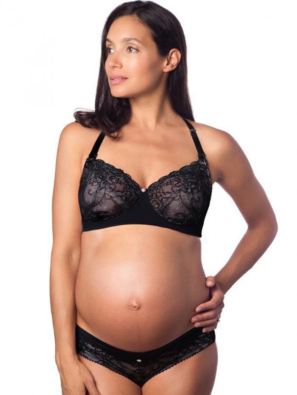 Hotmilk Maternity - Bra - Underwired Hotmilk Temptation Full Cup Nursing Bra Jet Black