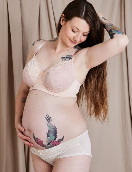 Hotmilk Temptation Maternity & Nursing Bra - Powder - Curvy Bras