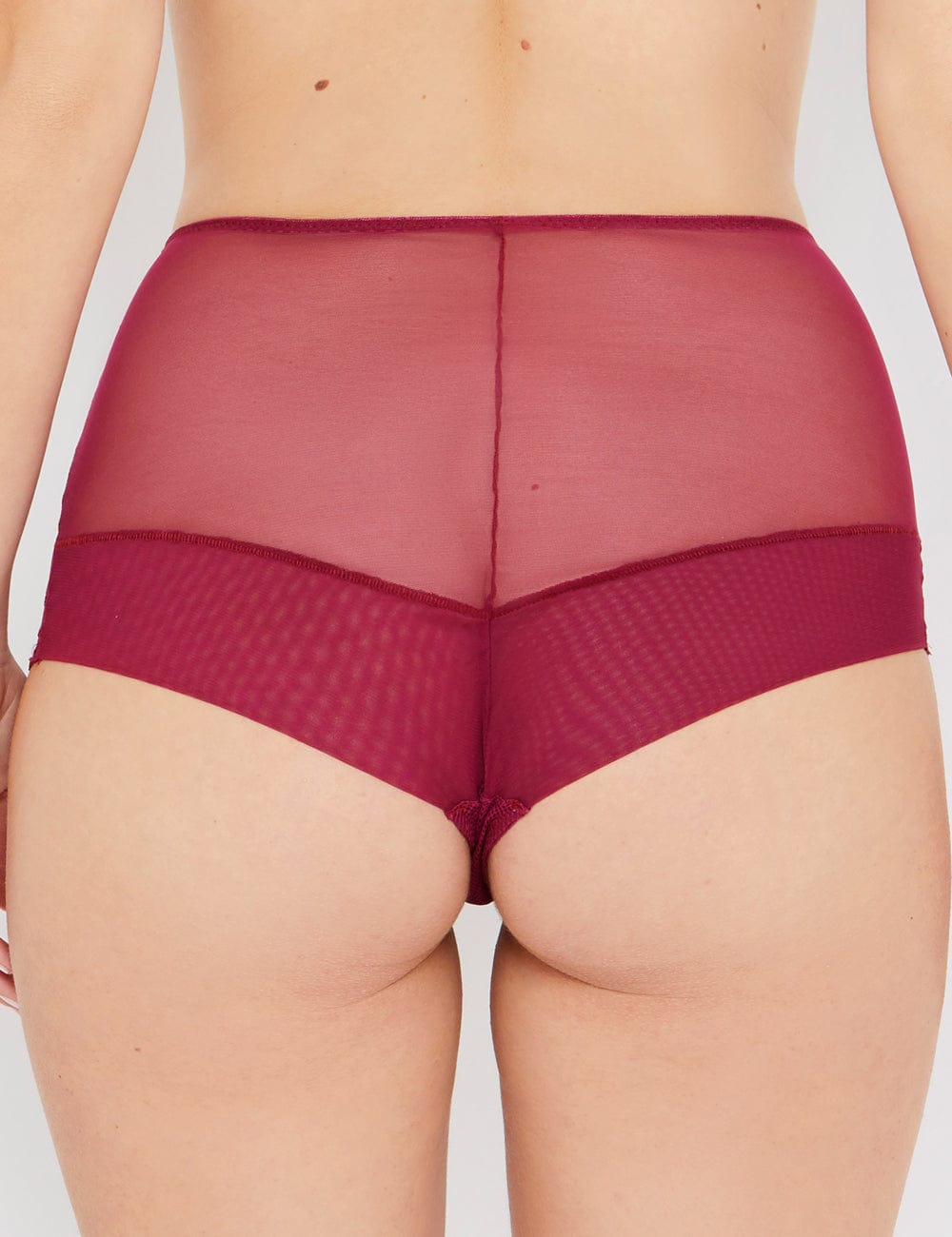 Katherine Hamilton Lingerie - Bottom - Full Brief Katherine Hamilton Simone High Waisted Knicker Boysenberry