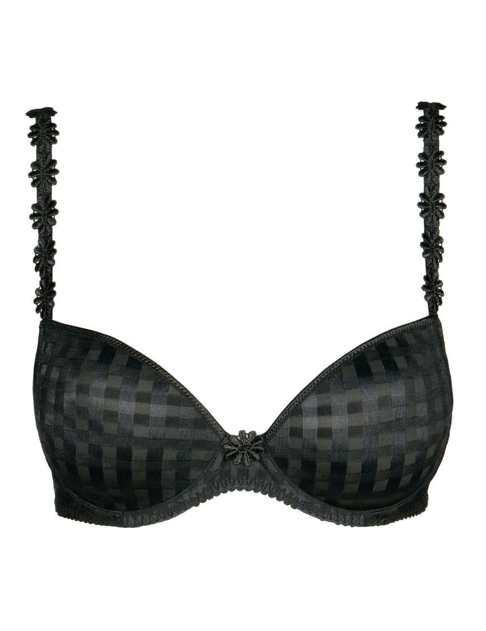 Marie Jo T-Shirt Bra - Moulded Marie Jo Avero Padded Round Shape Bra Black