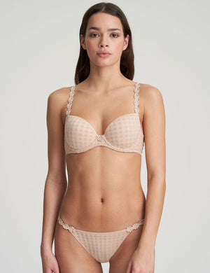 Marie Jo T-Shirt Bra - Moulded Marie Jo Avero Padded Round Shape Bra Cafe Latte