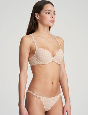 Marie Jo T-Shirt Bra - Moulded Marie Jo Avero Padded Round Shape Bra Cafe Latte