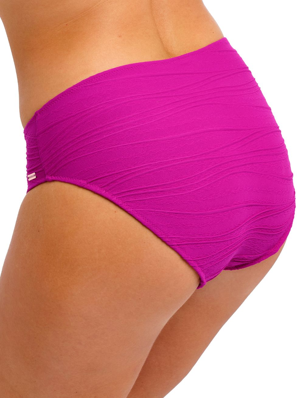 Fantasie Beach Waves Mid Rise Brief Bright Fuchsia