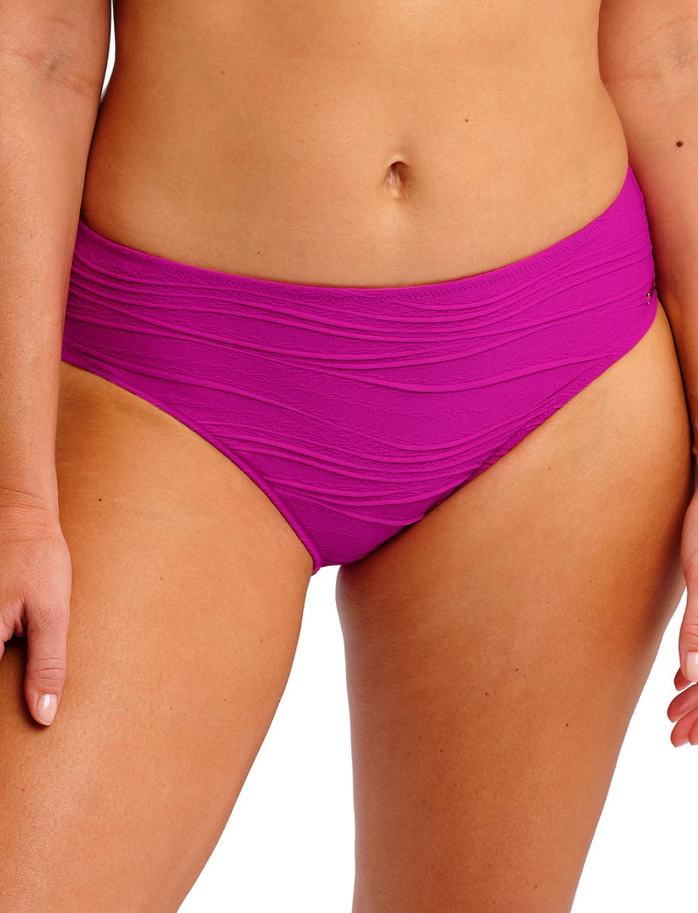 Fantasie Beach Waves Mid Rise Brief Bright Fuchsia