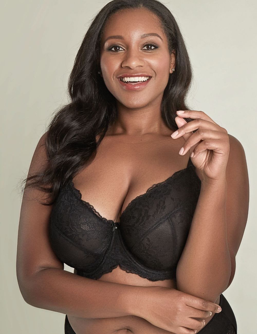 Panache Ana Plunge Bra Black Brava Lingerie