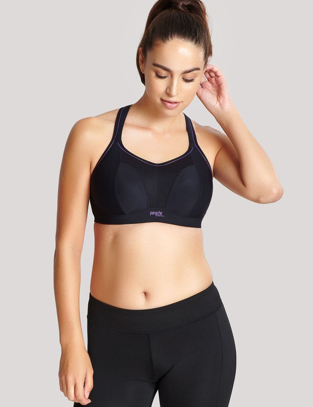 Panache Wirefree Sports Bra Black