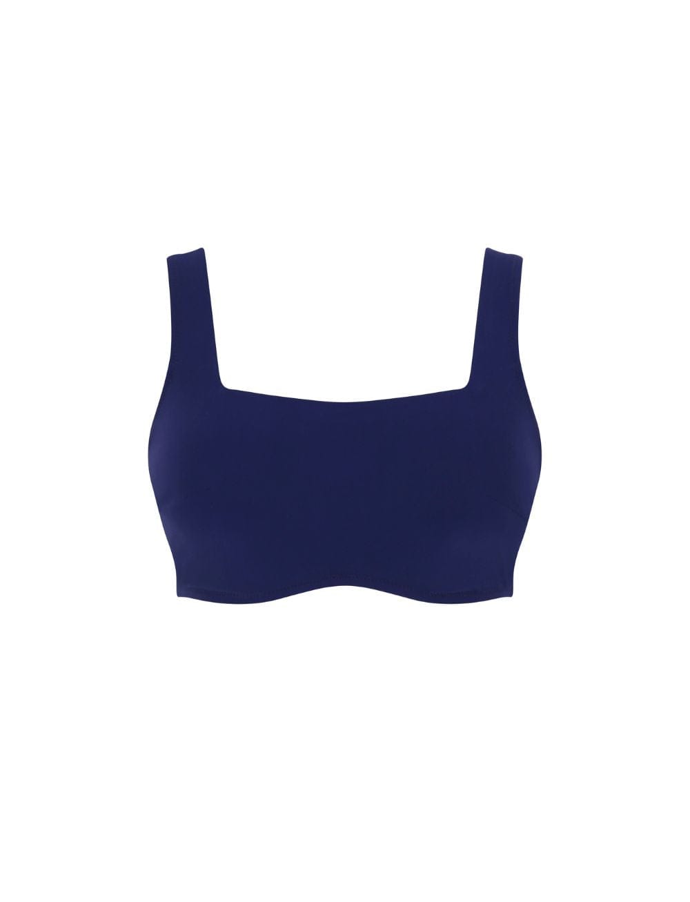Panache Swimwear - Bikini Top Panache Azzurro Gina Square Neck Crop Top Navy
