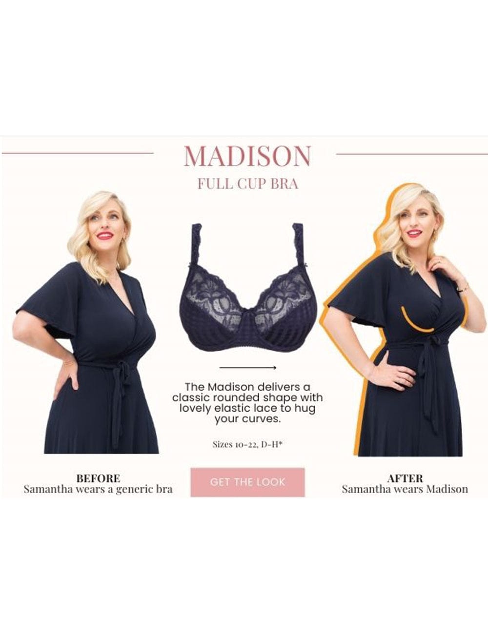 Prima Donna Bra - Luxe Prima Donna Madison Full Cup Bra Scarlet