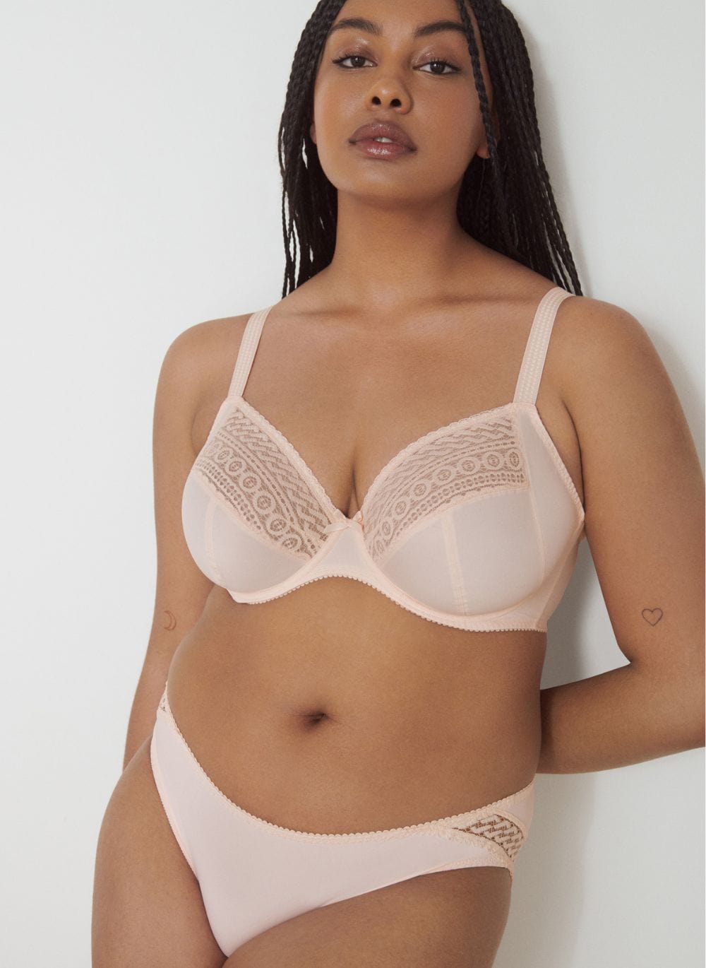 Prima Donna Lingerie - Non-Moulded Prima Donna Montara Plunge Bra Crystal Pink