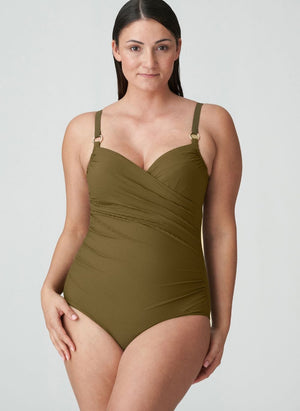 Prima Donna Swimwear - Swimsuit Prima Donna Sahara Control Swimsuit Olive