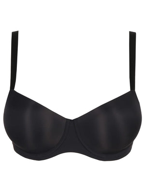 Prima Donna T-Shirt Bra - Moulded Prima Donna Figuras Padded Balcony Bra Charcoal