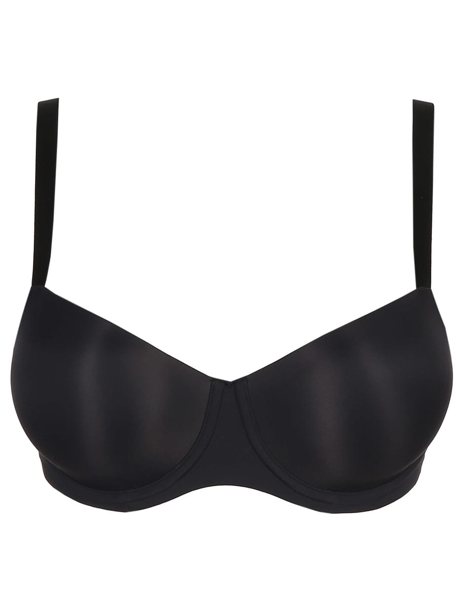 Prima Donna T-Shirt Bra - Moulded Prima Donna Figuras Padded Balcony Bra Charcoal