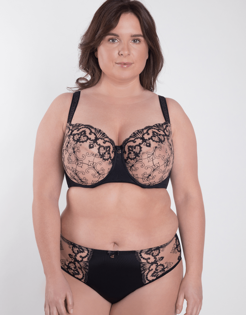 Samanta Bra - Luxe Samanta Perla Soft Full Cup Bra Black