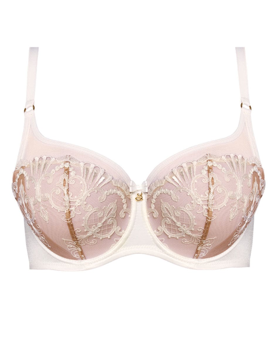 Samanta Bra - Luxe Samanta Perla Soft High Apex Bra Ivory