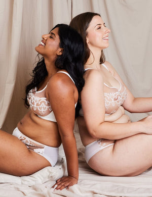 Samanta Bra - Luxe Samanta Perla Soft High Apex Bra Ivory