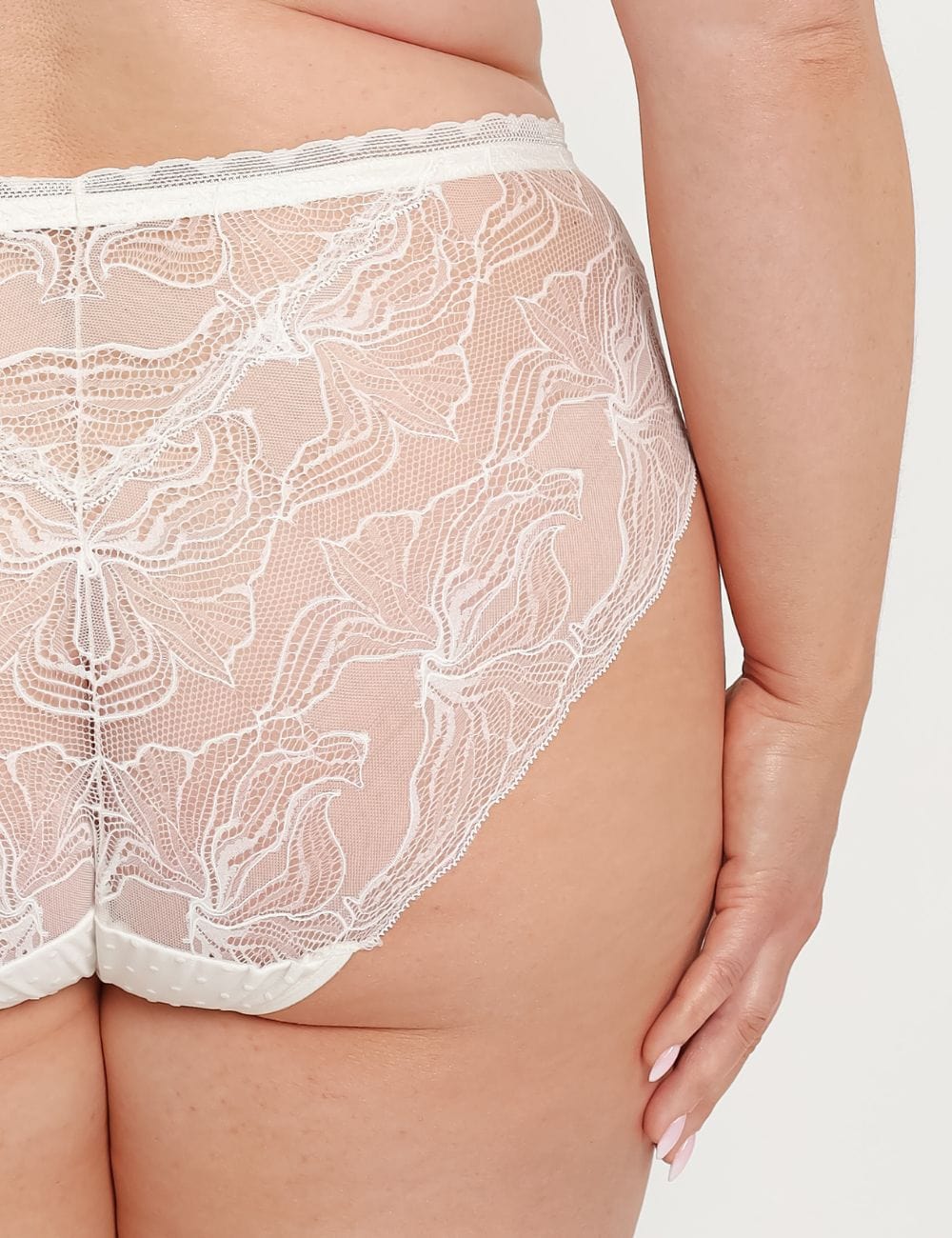 Samanta Lingerie - Brief Samanta Nyks Midi Brief Pearl