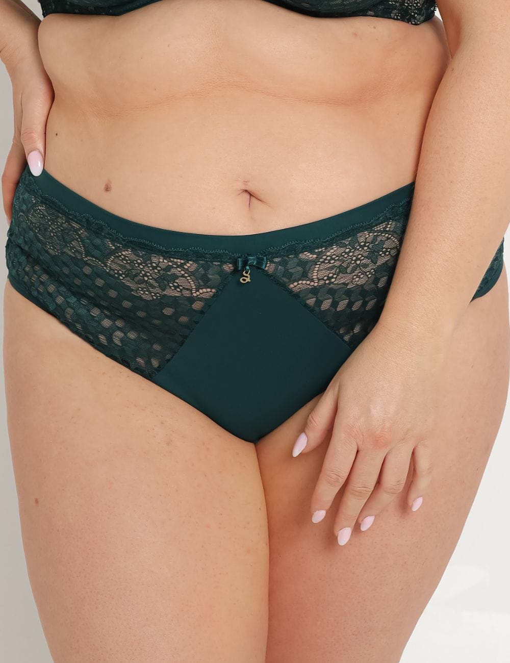 Samanta Lingerie - Brief Samanta Rosalia Midi Brief Emerald